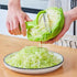 Green vegetable grater - vegetable cutter cabbage grater - stainless steel fruit and vegetable peeler cabbage grater - kitchen essential family restaurant 18*12cm