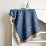 Women's scarf - Long scarf - Double-sided warm blanket - Suitable for spring, autumn and winter - 185*65cm - Blue