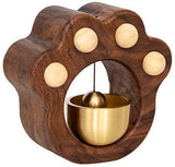 Wind chime - Magnetic wind chime - Wooden doorbell - Wooden shop bell - For opening doors (Cat)