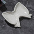 Bow Soap Dish - Ceramic Soap Organizer with Pink Bow - Bathroom Decor, Sponge Holder for Sink, Jewelry Storage Box, Bathroom Accessories for Countertop (White)