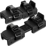 Adjustable Kids' Skates - Double Blade for Stability - With Straps & Shoe Size 16-21 - Black