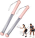 2-Pack Cordless Battle Ropes - Battle Rope - Fitness Rope - Soft Grip - For Home Gym & HIIT - Portable Arm and Core Trainer - Pink