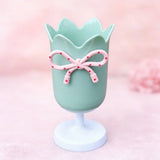 Tulip-shaped pen holder - pen rack - creative desk decoration - refined (Green)