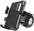 Phone Stand - Bike Phone Holder - Anti-slip Design - Lock in One Second - 360° Rotation - Suitable for Bicycle and Motorcycle Handlebars from 15mm to 28mm, Compatible with Smartphones from 4.7 to 7.1 Inches - Black