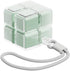 Medicine box - 7-day medicine box - Weekly pill box - Portable pill box for travel - Easy to open - 8 compartments - For storing vitamins and medicines - Green