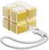 Medicine box - 7-day medicine box - Weekly pill box - Portable pill box for travel - Easy to open - 8 compartments - For storing vitamins and medicines - Yellow