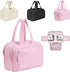 Multi-Zip Makeup Bag - Toiletry Bag - Spacious Storage, Organized Layered Design with Carry Handle - Ideal for Travel & Daily Use（Pink）