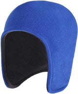 Winter hat for men and women – Thermal, windproof hat with ear flaps, ideal for sleeping, motorcycling and outdoor activities (Blue)