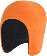 Winter hat for men and women – Thermal, windproof hat with ear flaps, ideal for sleeping, motorcycling and outdoor activities (Orange)