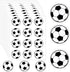 Football Stickers - Waterproof Vinyl Stickers - Suitable for laptops, water bottles, notebooks and mobile phones - Ideal gift for football players, teams and fans - Sports Stickers - 10 sheets, 120 pieces