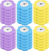 36 Piece Toilet Brush Replacement Heads - With Cleaning Solution & Fragrance - 360° Deep Cleaning - For Hard-to-Reach Corners