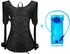 Backpack with 2L Water Bag - Running Vest - Adjustable Lightweight Cycling Backpack - Suitable for Hiking and Cycling（Black）