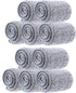 Mop Pads - Universal Replacement, Washable Wet and Dry Mop Pads - Fits Most 28-33cm Velcro Mops. Floor Cleaning System (10 Pack, 33*12.4cm)