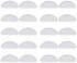 Nose pads for glasses 20 pairs – transparent 15x7x1mm