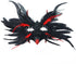 Mask - New for Halloween - Gothic Style - Mask with Decorative Feather Lace - Devil&