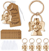 Keychain - Angel pendant for men and women - Baby shower gift - Key ring - Party favor - Souvenir gift - 5 pieces