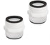 1.5" L-Type Two-Way Manifold (with Gasket) - Compatible with Intex Coleman Above Ground Pool Pumps (2 Pack)