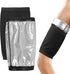 2-Pack Arm Sweatbands - Adjustable Compression Socks - For Training - Arm Trainer with Sauna and Sweat Function - For Training and Sports for Men and Women