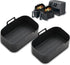 2-piece Airfryer accessory pads - Silicone Airfryer pads - Black - 19.5*16.5 cm