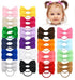 40-pack - Multicolor Baby Girl Hair Clips - Hair Elastics, Elastic Hair Bands - Ponytail Hair Elastics - Elastics - 40-pack (1 pack)