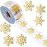 Stickers - 500 sheets - Christmas stickers - Christmas card stickers - Roll of Christmas stickers - Suitable for envelopes, gift boxes, cards, photo albums, crafts, Christmas decorations, etc.