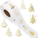 Stickers - 500 sheets - Christmas stickers - Christmas sticker rolls - Sealed stickers - Stickers for adults - Envelope stickers - Greeting card stickers - Christmas gifts