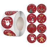Stickers - 500 sheets - Christmas stickers - Label stickers - Gift stickers - Self-adhesive gift labels, DIY sealing stickers