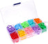 130 pieces - 13 pieces of each of 10 colors - plastic safety pins - knitting markers - crochet hook clips