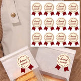 Stickers - 120 sheets - Baking stickers - Adhesive stickers for closing packaging of cakes and desserts - Decorative self-adhesive labels