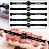 Stickers - 50 sheets - Baking stickers - Strip stickers - DIY baking stickers - Sealing stickers for cake boxes and dessert packaging