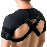 Shoulder Brace - Shoulder Support Brace for Sports - Double-Sided Adjustable & Breathable - Compression and Stability for Both Shoulders - L/XL