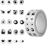 Stickers - DIY Stickers - 500 Sheets/Roll - Small Emoji Eye Stickers - DIY Journaling Supplies - Decorative Sealing Stickers - Envelope Stickers - Creative Gifts