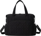 Sports Bag - Waterproof Travel Bag - 24 Liter Carry Bag - Zippered - Lightweight and Durable - Suitable for Gym, Training and Travel（Black）