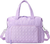 Sports Bag - Waterproof Travel Bag - 24 Liter Carry Bag - Zippered - Lightweight & Durable - Suitable for Gym, Training & Travel（Purple）