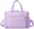 Sports Bag - Waterproof Travel Bag - 24 Liter Carry Bag - Zippered - Lightweight & Durable - Suitable for Gym, Training & Travel（Purple）