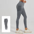 Slim Fit Sports Pants - High Waist Yoga Pants with Side Pockets - Soft and Stretchy Blended Fabric, Breathable and Comfortable - Skinny Fit with Elastic Waist - Suitable for Yoga, Fitness, Walking and Daily Use (Gray, Size XXL)
