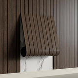 Self-adhesive 3D Wall Panel - Smoked Wood Look - PVC Plank 300x40 cm for Wall & Ceiling - Soundproof