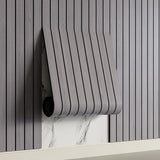 Self-adhesive 3D Wall Panel - Gray Oak Look - PVC Plank 300x40 cm for Wall & Ceiling - Soundproof