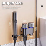 Hand Shower for Toilet & Cleaning - Adjustable Water Pressure & Universal Mounting - For Bathroom, Pets & Plants