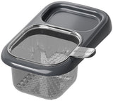 Sink Strainer & Drip Rack - With Suction Cup & Removable Strainer Tray - For Vegetables & Food Waste - Black