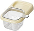 Sink Strainer & Drip Rack - With Suction Cup & Removable Strainer Tray - For Vegetables & Food Leftovers - Beige