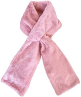 Scarf with Concealed Zipper Pocket - Secure Storage Pocket for Keys & Cards - Downy Soft & Warm - Pink