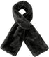 Scarf with Concealed Zipper Pocket - Secure Storage Pocket for Keys & Cards - Downy Soft & Warm - Black