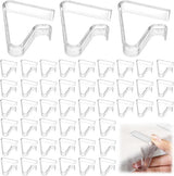 Tablecloth Clips - 48 Pieces - Tablecloth Clips - Transparent Tablecloth Clips - Windproof Tablecloth Clips - Suitable for Weddings
