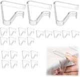 Tablecloth Clips - Pack of 24 - Transparent Tablecloth Clips - Windproof Tablecloth Clips - Suitable for Weddings and Parties