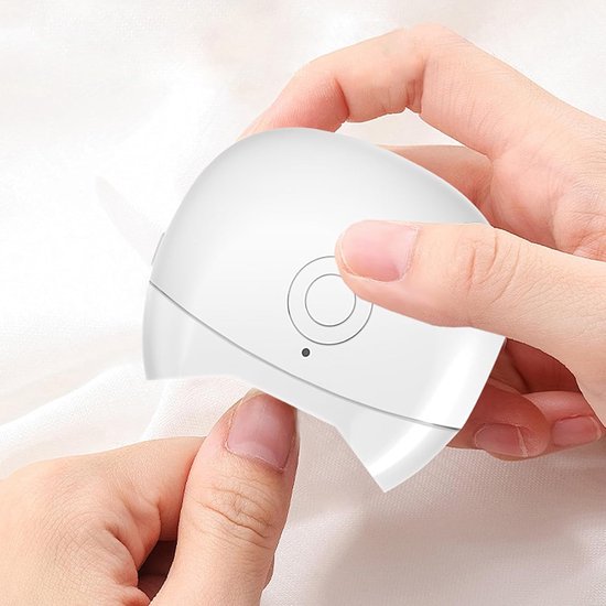 Electric nail clipper - Automatic nail clipper - Safe nail clipper with wireless charging - With LED light and collection container for nail debris - Suitable for children, adults and seniors