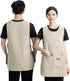 Apron - Vest-style apron - Baking and kitchen wear - Waterproof - Stain resistant - Unisex - Khaki