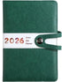 Agenda 2026 adults - Planner - Journal - Organizer - Business - Texture - PU material - A5 format - Vegetable