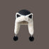 Fleece winter hat - Warm hat with thickened ear flaps - Soft, comfortable and frost-resistant - Stylish winter accessory - Color: Black