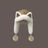 Fleece winter hat - Warm hat with thickened ear flaps - Soft, comfortable and frost-resistant - Stylish winter accessory - Color: Brown